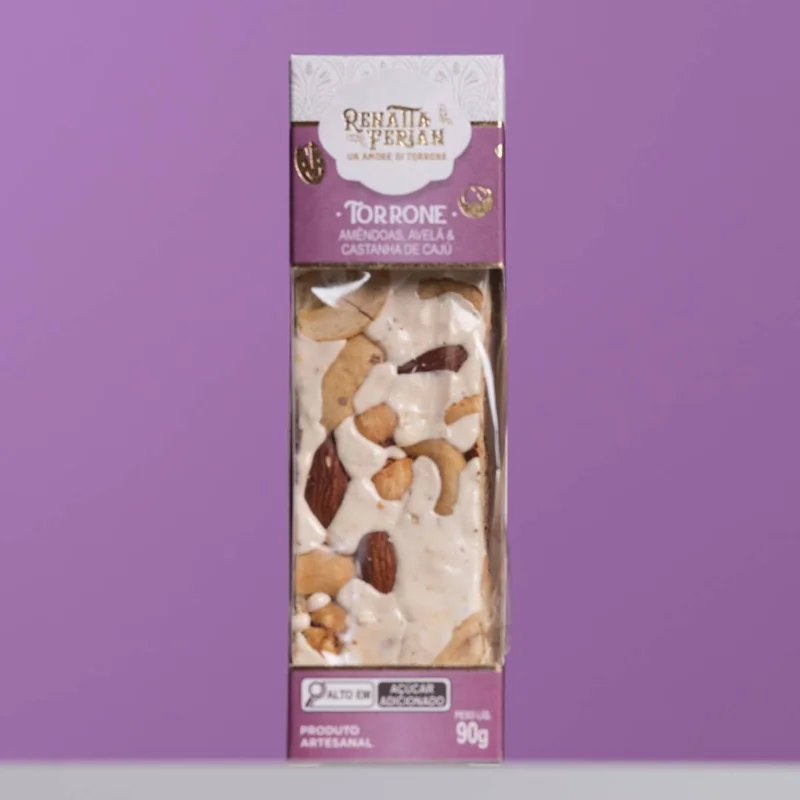 Embalagem do torrone misto